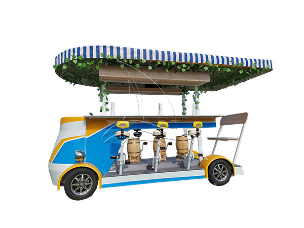 Colorful Beer Cart
